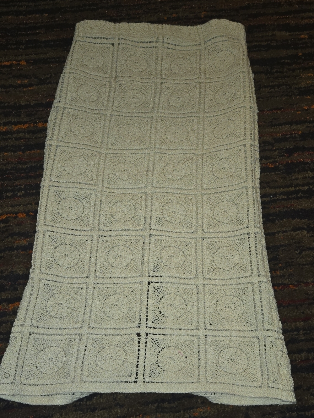 Primark Cream Crochet Midi Skirt